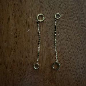 Earbud earring holders - clip on